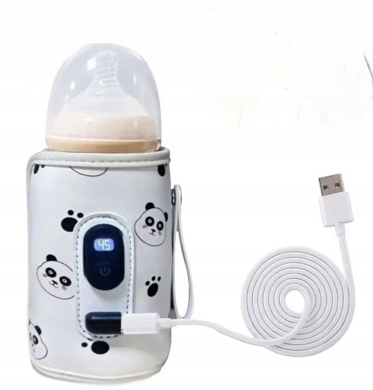 Portable travel bottle warmer for food with USB for car travel