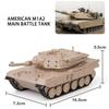 1/32 Scale SWAT 99B / M1A2 / Leopard 2 Diecast Tank Model Toy, Pull Back Toy Vehicle with Sound and Light for Kids Toddler Boys Girls Gift Collection