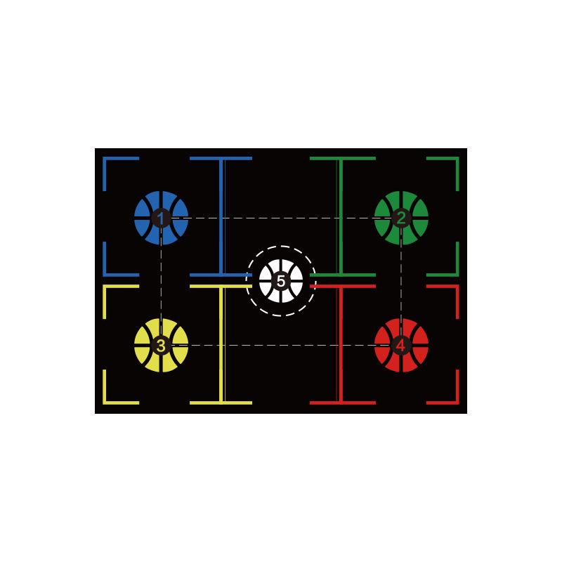 

Звукоизоляционный мат для отработки техники работы ног в баскетболе в помещении для дриблинга и тренировки контроля мяча 100*70cm Diatom Mud