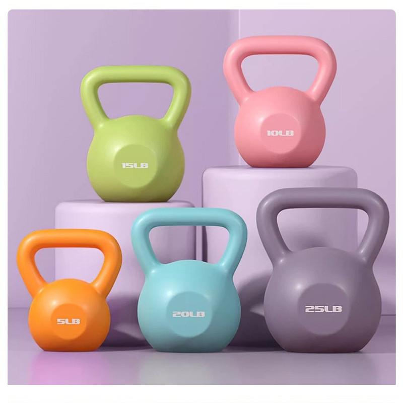 Vielseitige Gusseisen-Kettlebell für Heim-Workouts, in mehreren Farben erhältlich
