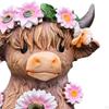 Cow Plant ,Handmade Cute Animal Planter, Mini Cows Flower Pot for Outdoor, Indoor Countertop Lawn