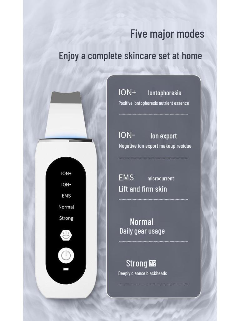 Red and Blue Light Ultrasonic Blackhead Remover & Photon Beauty Device