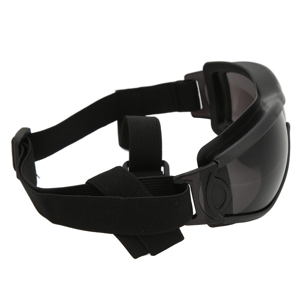 Dog Goggles Windproof Waterproof Ultraviolet Proof Anti Fog Wear Resistant Durable Dog Sunglasses for Large BreedBlack