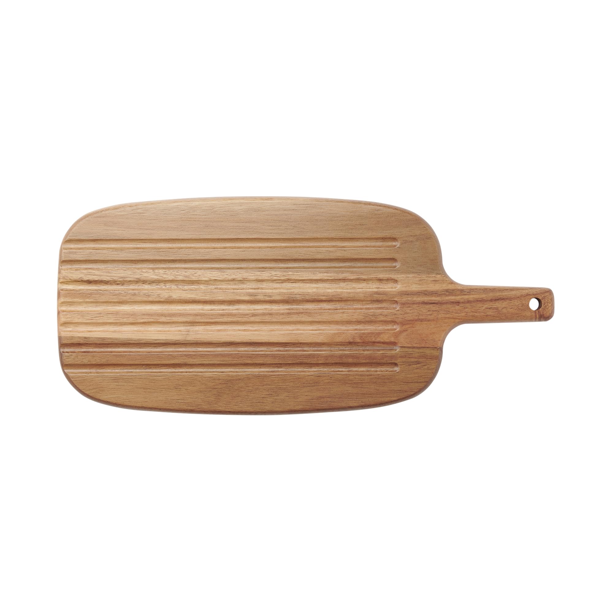 Разделочная доска MUJI из акации с двусторонней ручкой MC10GA4S, большая,