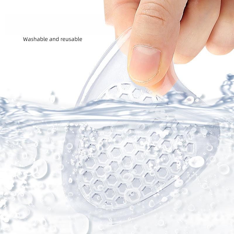 GEL Forefoot Pad for High Heels Anti-wear Anti-pain Soft Shock Absorption Self-adhesive Half-size Pad