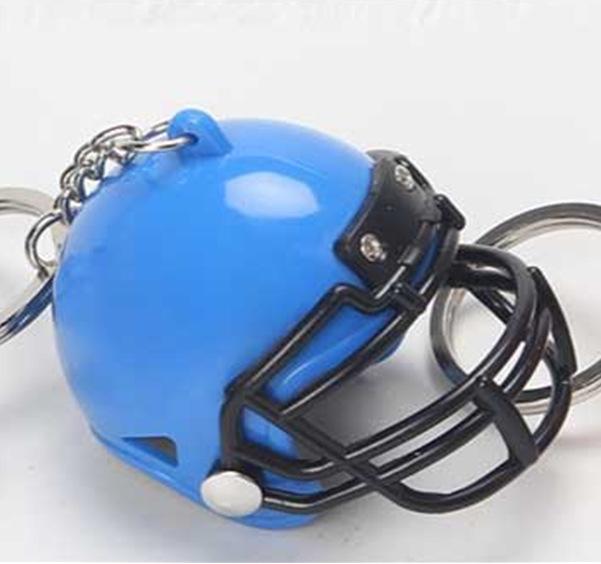 Rugby Helmet Keychain: Mini American Football Pendant Ornament In Stock