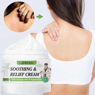Soothing & Relief Cream-Deep Itch Relief-Fights Irritation & Redness-Supports Skin Barrier-Suitable For All Skin Types, 100g
