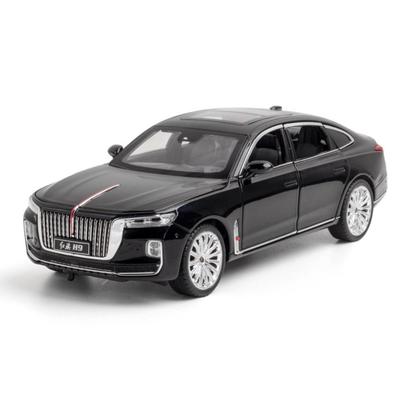 1/24 HONG QI H9 Legierung Luxusauto Modell Diecasts Metall Spielzeugfahrzeuge Automodell Simulation Ton und Licht Sammlung Kindergeschenke
