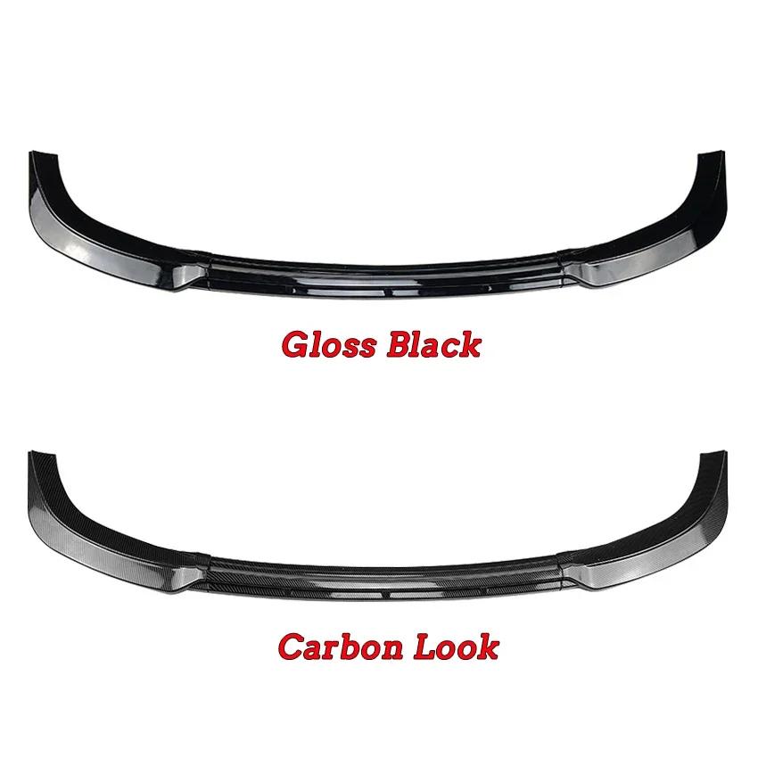 For Volkswagen VW ID.3 ID3 2019 2020 2021 2022 Car Front Bumper Lip Splitter Spoiler Diffuser Guard Auto Body Kits Cover Tuning