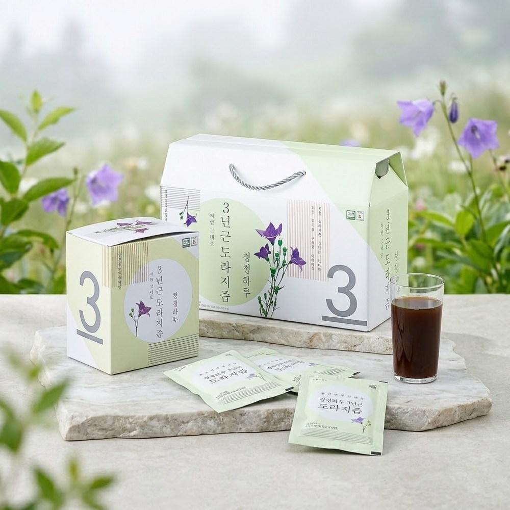 Gilgyeong Farm Domestic Balloon Flower Root Juice 3-Year-Old 6-Year-Old Balloon Flower & Pear Juice Cheongcheong Haru 1 Pcs