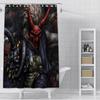 Japanese samurai devil Shower Curtain Waterproof Polyester Fabric Paint Bath Curtains Home Bathroom Decor Curtain With Hook