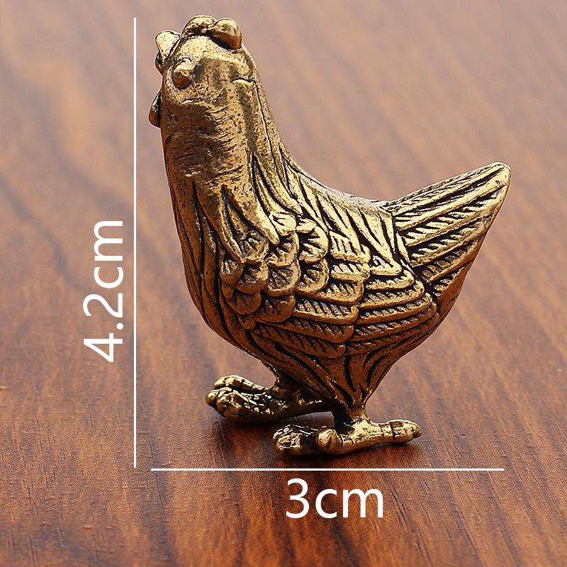 Brass Twelve Zodiac Ornaments Full Set of Pure Copper Zodiac Rat Cow Tiger Rabbit Dragon Snake Horse Sheep Monkey Chicken Dog Pig Crafts