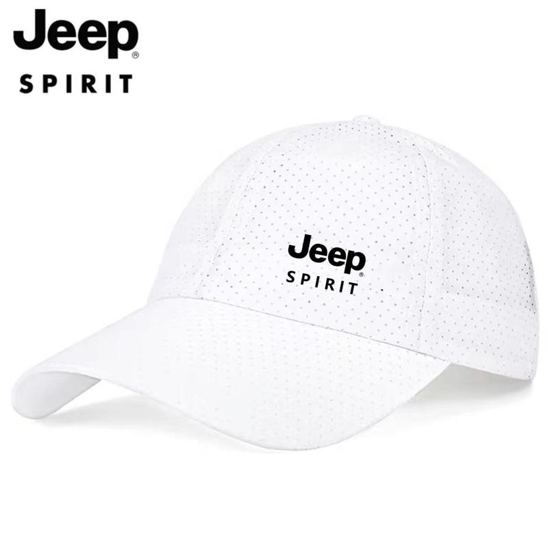 JEEP Spirit Quick drying Sports Hat Men's and Women's Duck billed Hat Spring/Summer Baseball Hat Breathable Sunscreen Hat AKT1