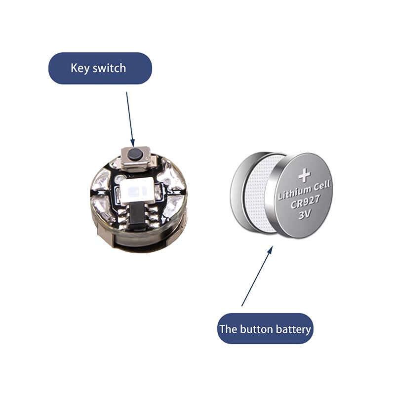 1Pc Wireless Led Model Light With Batteries Press-Button Style Miniature Led Lamp For Diy Model Making Robots/Cars/House Decor