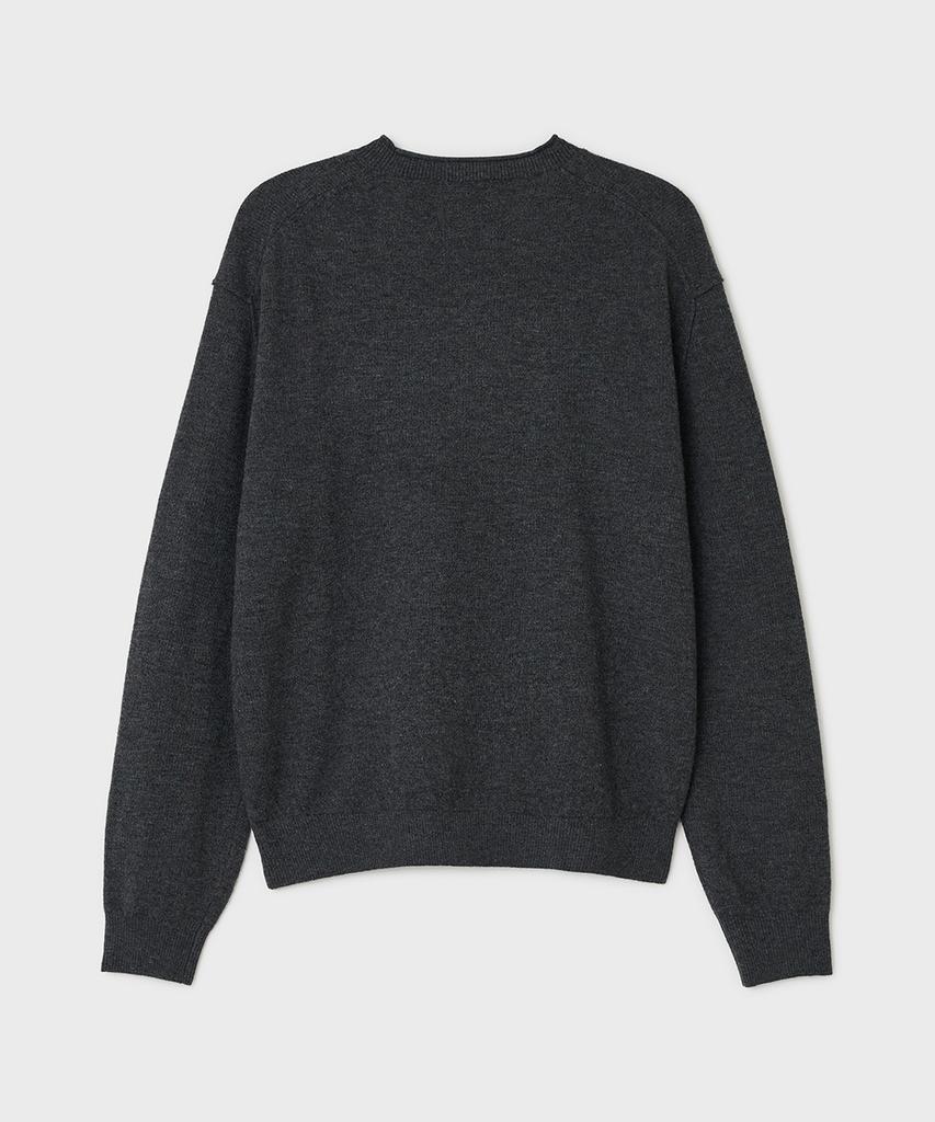 Bellie City Pullover Sweater - Charcoal Gray