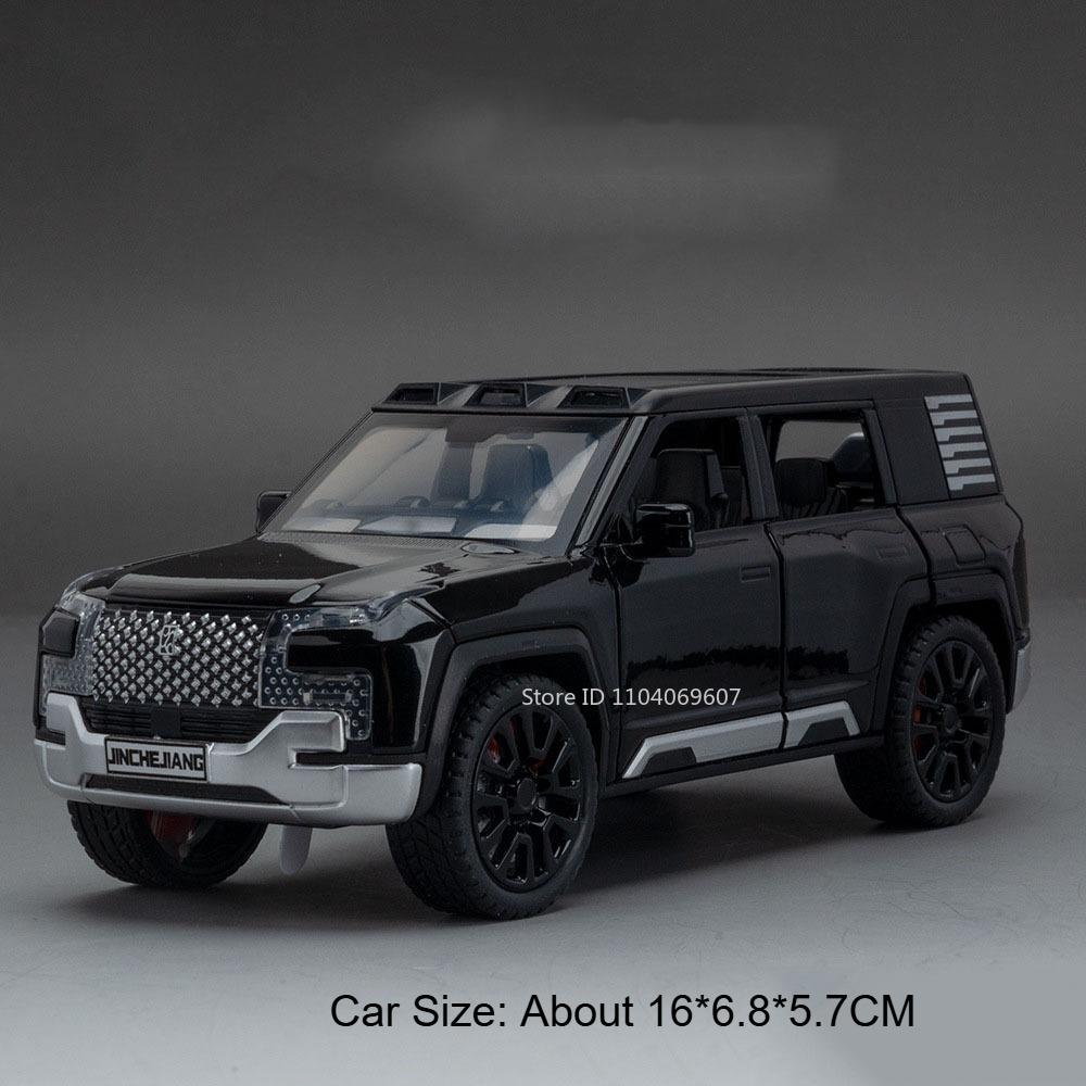 1:32 Byd Leopard 8 U8 Geländewagen Modell Spielzeug Legierung Druckguss Türen zu öffnen Rückzug Simulation Innenraum Interaktives Fahrzeug Geschenke