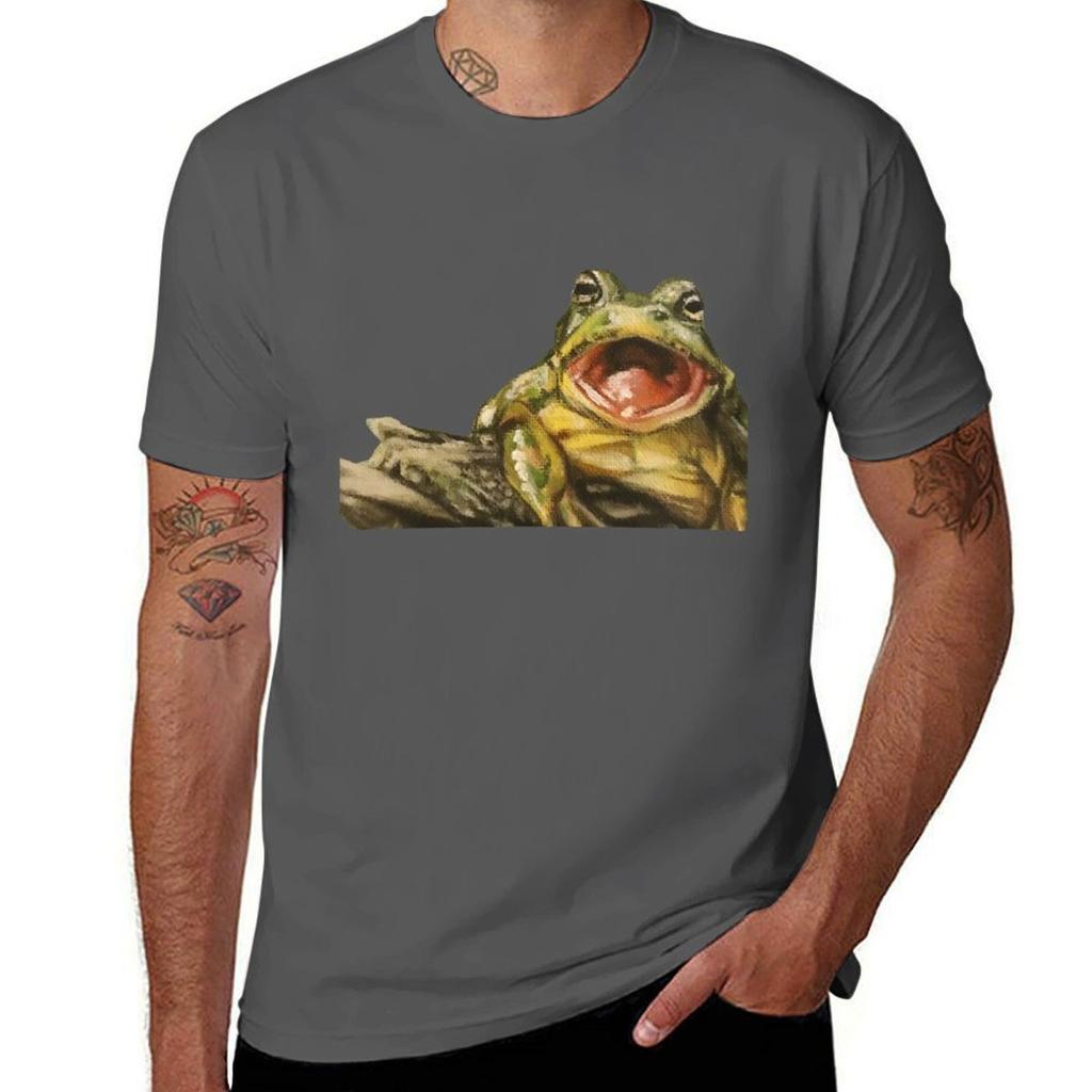 Screaming Frog Tshirt Simple Casual Short Sleeve Tee Tshirt