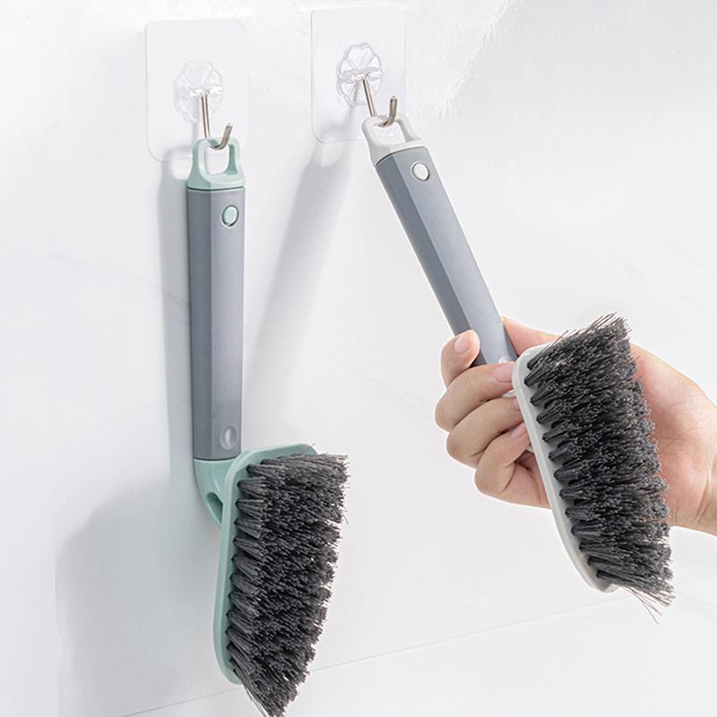 Cepillo de suelo para baño, lavado de pared, azulejo de inodoro, ranura para esquina, Herramientas de limpieza