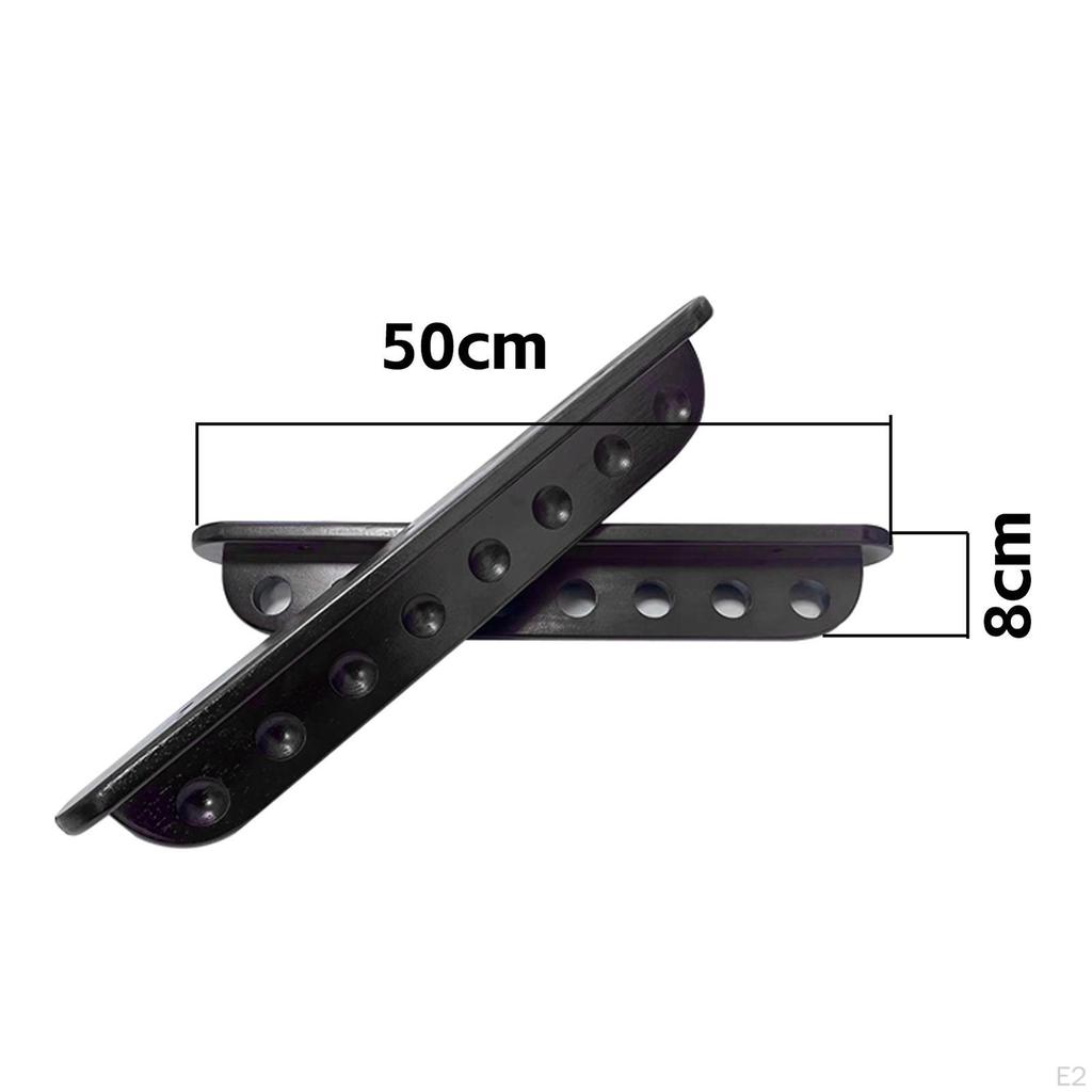 Billard Queue Regal Eiche - Wandhalterung Für 8 Queues & Zubehör