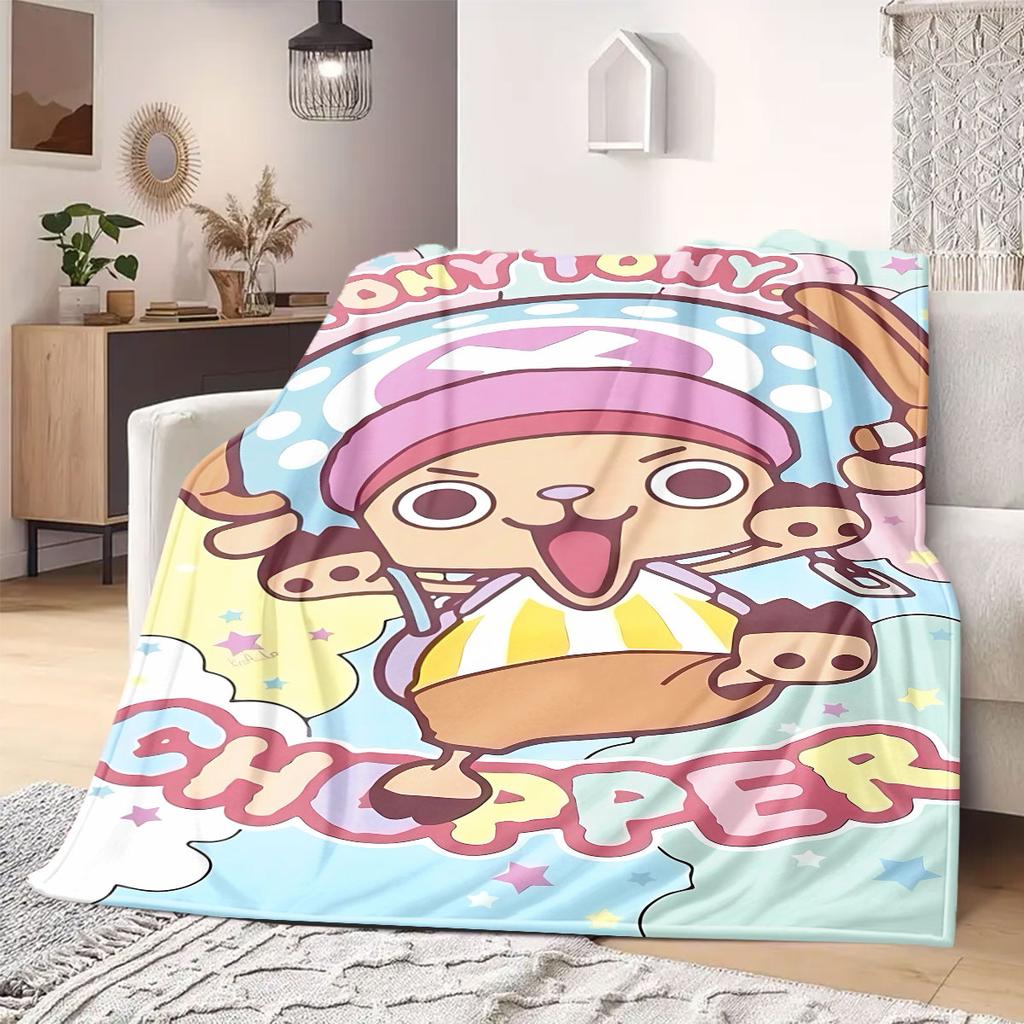 OnePiece anime Flannel Blanket Warm,Comfortable,Suitable for Bedrooms,Sofas,Beds,Chairs,Picnics,Travel