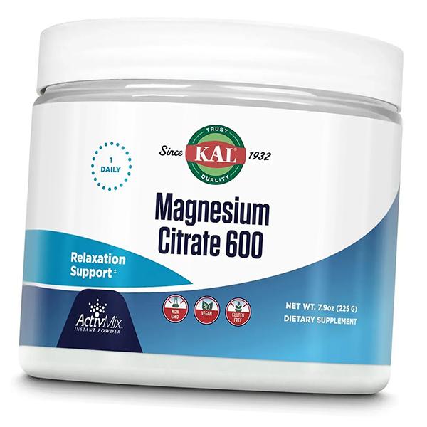 

Magnesium Citrate, Magnesium Citrate 600, KAL 225g Unflavored (36424076) 225g Unflavored