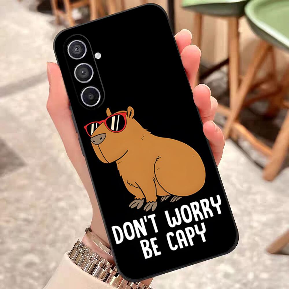 Funny Capybara Phone Case For Samsung S26 S25 Edge S24 S23 S22 S21 S20 Ultra Plus Fe Galaxy Silicon Cover