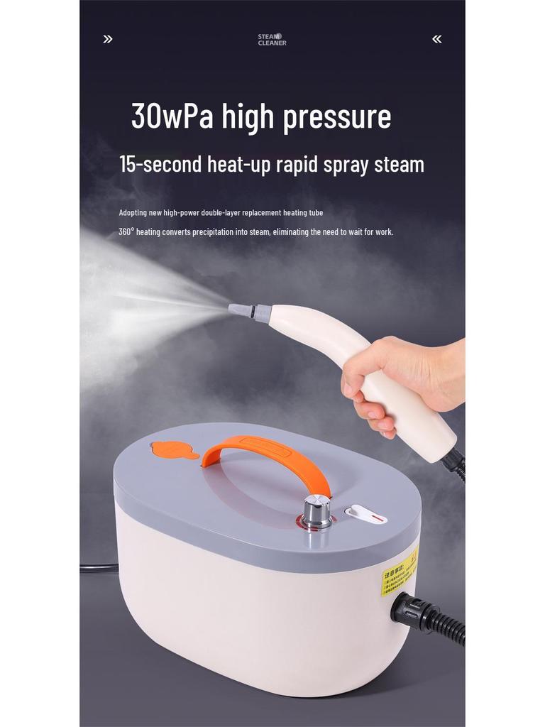 2500W High-Pressure Steam Cleaner for Windows, Kitchens, and Oil Stains