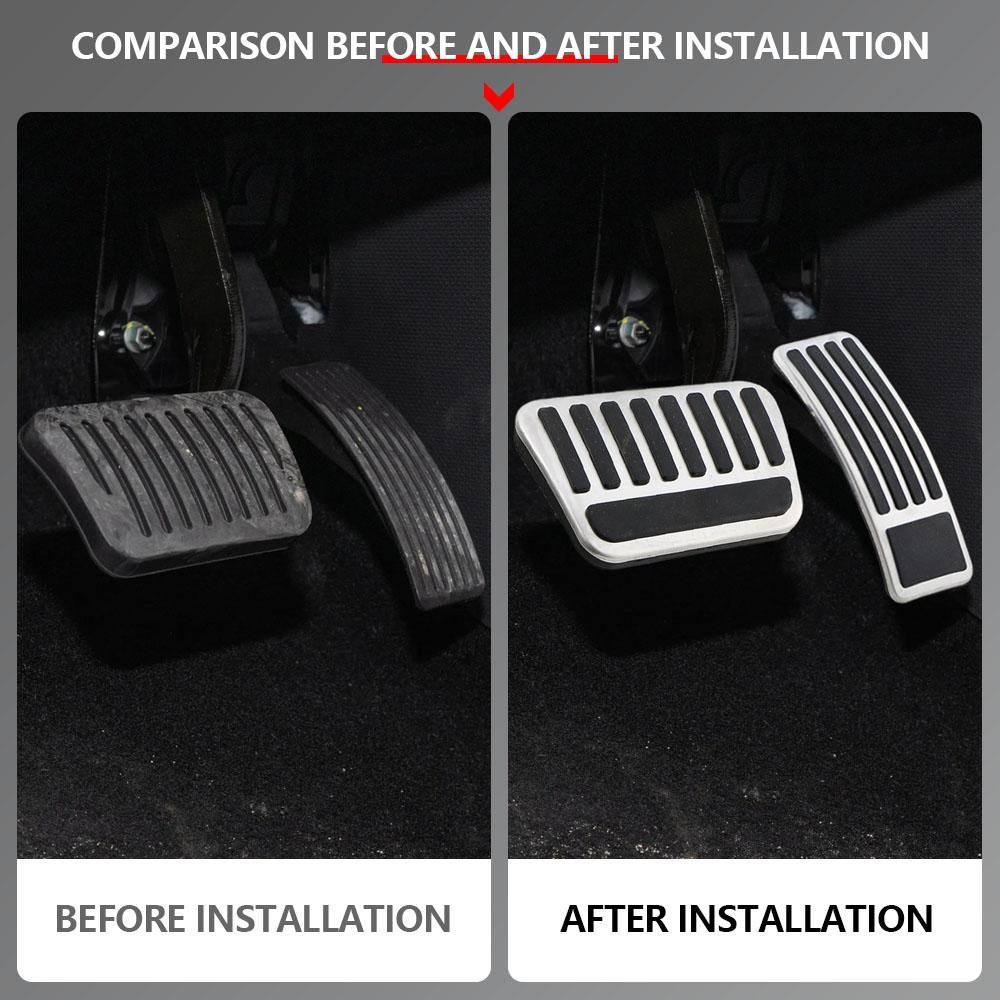 For BYD Atto 3 Pedals Gas Accelerator Brake Pedal Cover for 2025 2025 2025 2025 Atto3 Non-slip Pedal Cover Protector Accessories