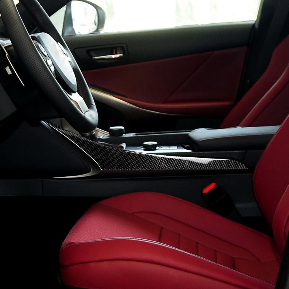 2 st Bilinredning Kolfiber Mittkonsol Sidoklädsellist Passar för Lexus