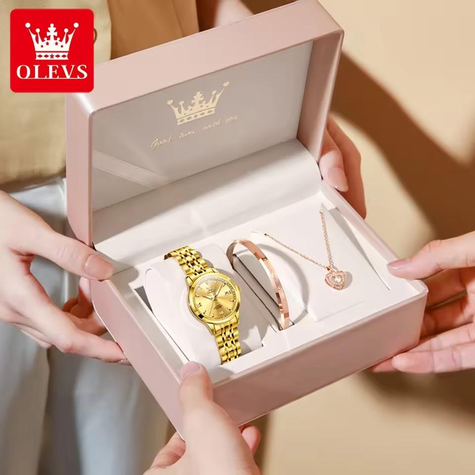 OLEVS 9956 Ladies Women's Watches Waterproof Luminous Hands Luxury Automatic Mechanical Wristwatch for Lady Montre Relojes Femme