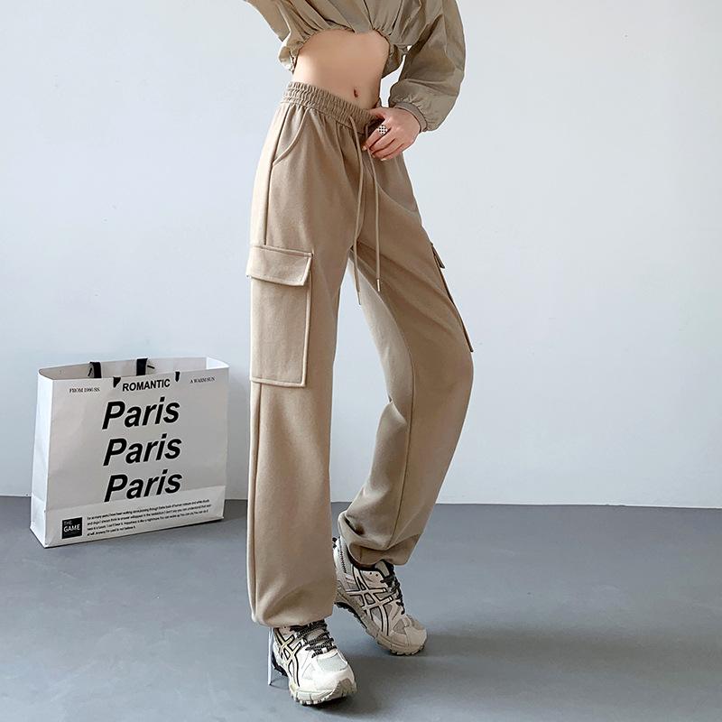 Women's High-Waisted Drapey Sweatpants - Autumn/Winter 2025