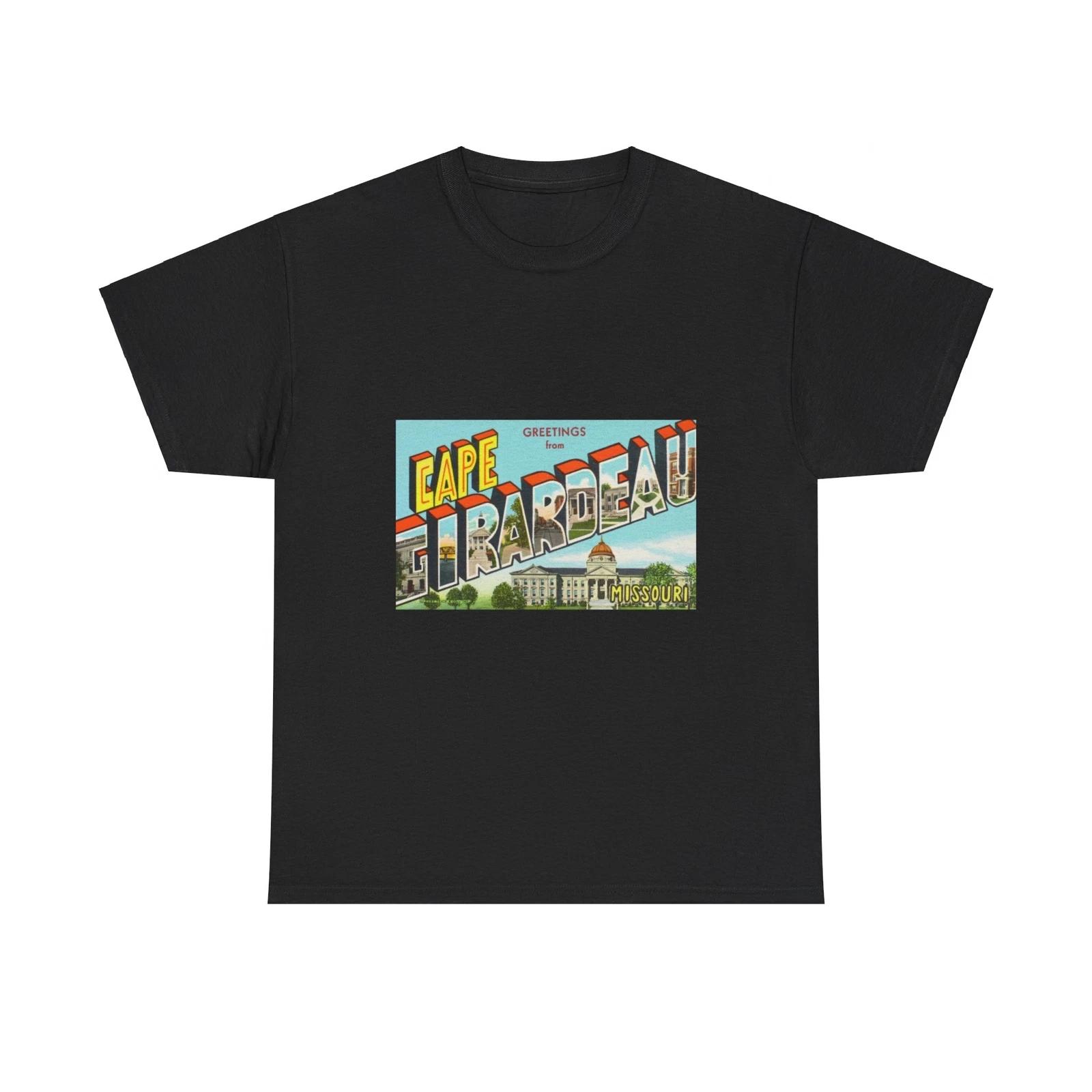 Greetings from Cape Girardeau Missouri (Greeting Postcards) T shirt M