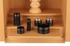 Oda Kobo Brass Modern Buddhist Altar Set (Indigo, 6-Piece Set)