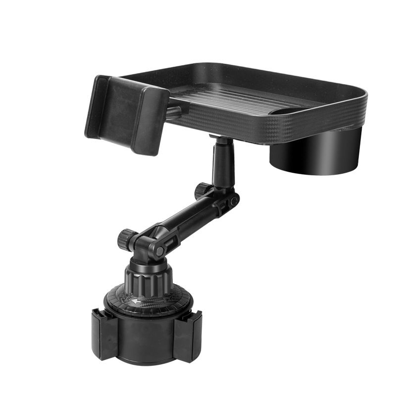 On-Board Bracket Cup Holder Dinner Plate Tray Car Cup-Seat Beverage Table Food Storage Small Dining Table Mini