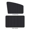 Magnetic Car Personality Sunshades with Small Hole Black Side Window Sunshade Cover UV Protection Front Rear Window Curtain