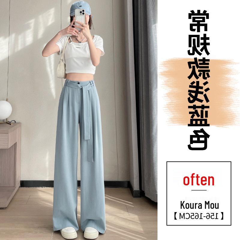 

Женские брюки от весеннего костюма с высокой посадкой - Варианты узкого, широкого и прямого кроя, Длина в пол L