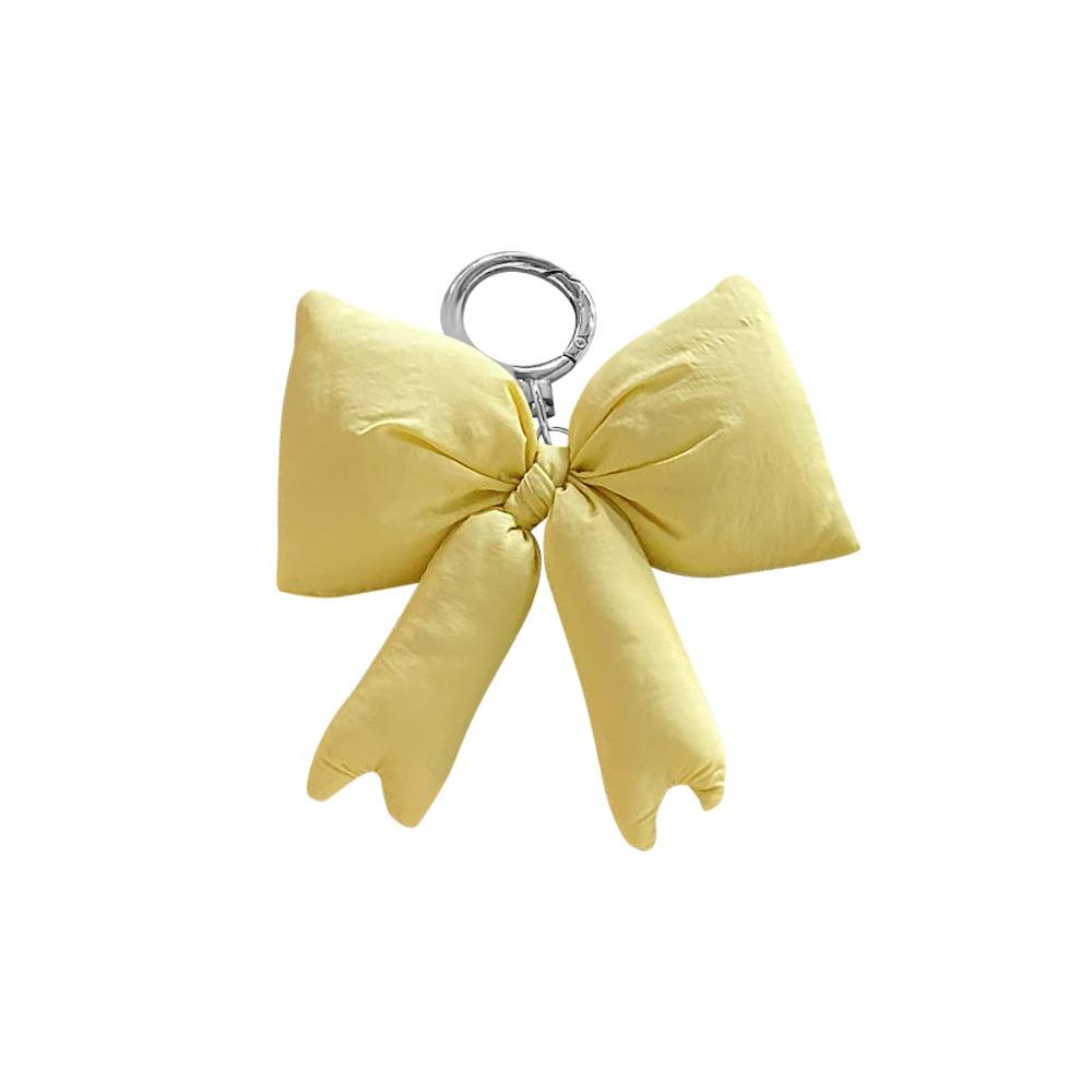 Colored Bow 3D Bow Decoration Cotton Candy Style 3D Design Sweet Bag Pendant Cute Charm Sweet Decoration Bow Bag Pendant