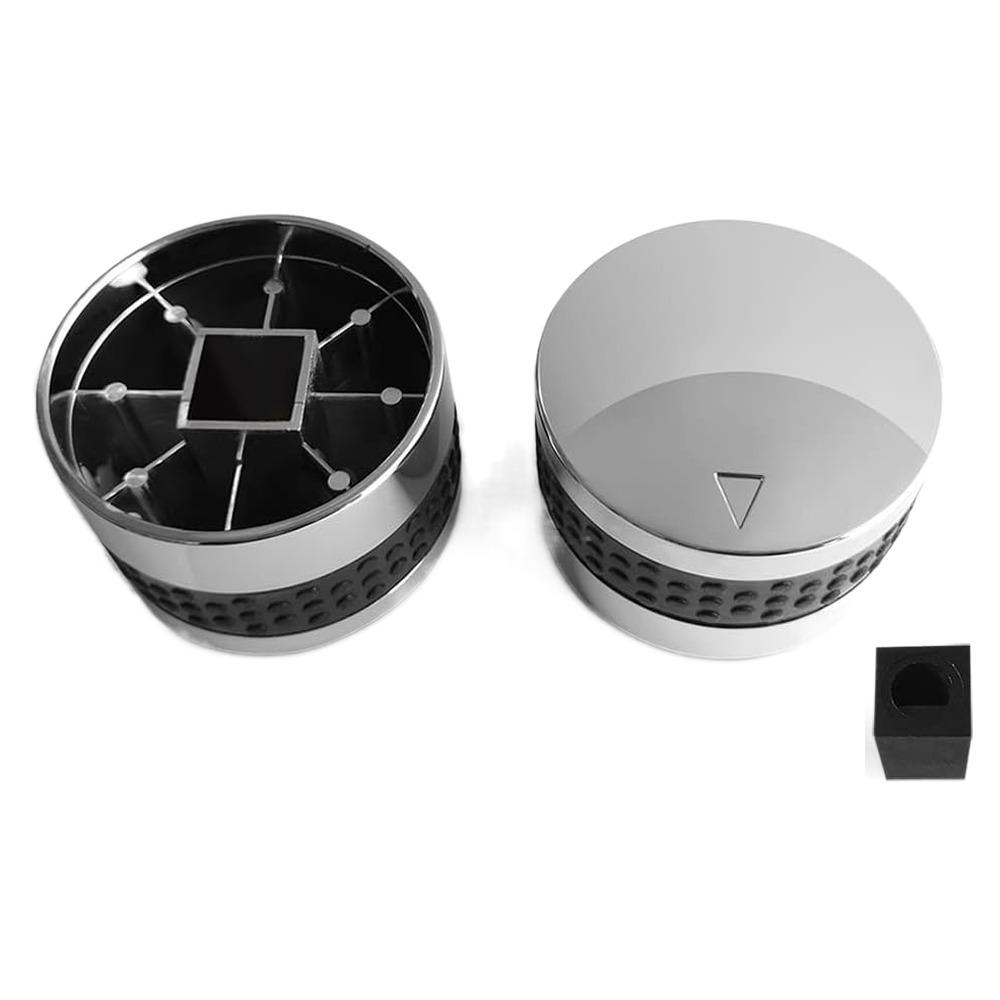 With Nonslip Grip Barbecue Stove Knob Chrome Plated Switch Knob New Gas Grills Replacement Parts