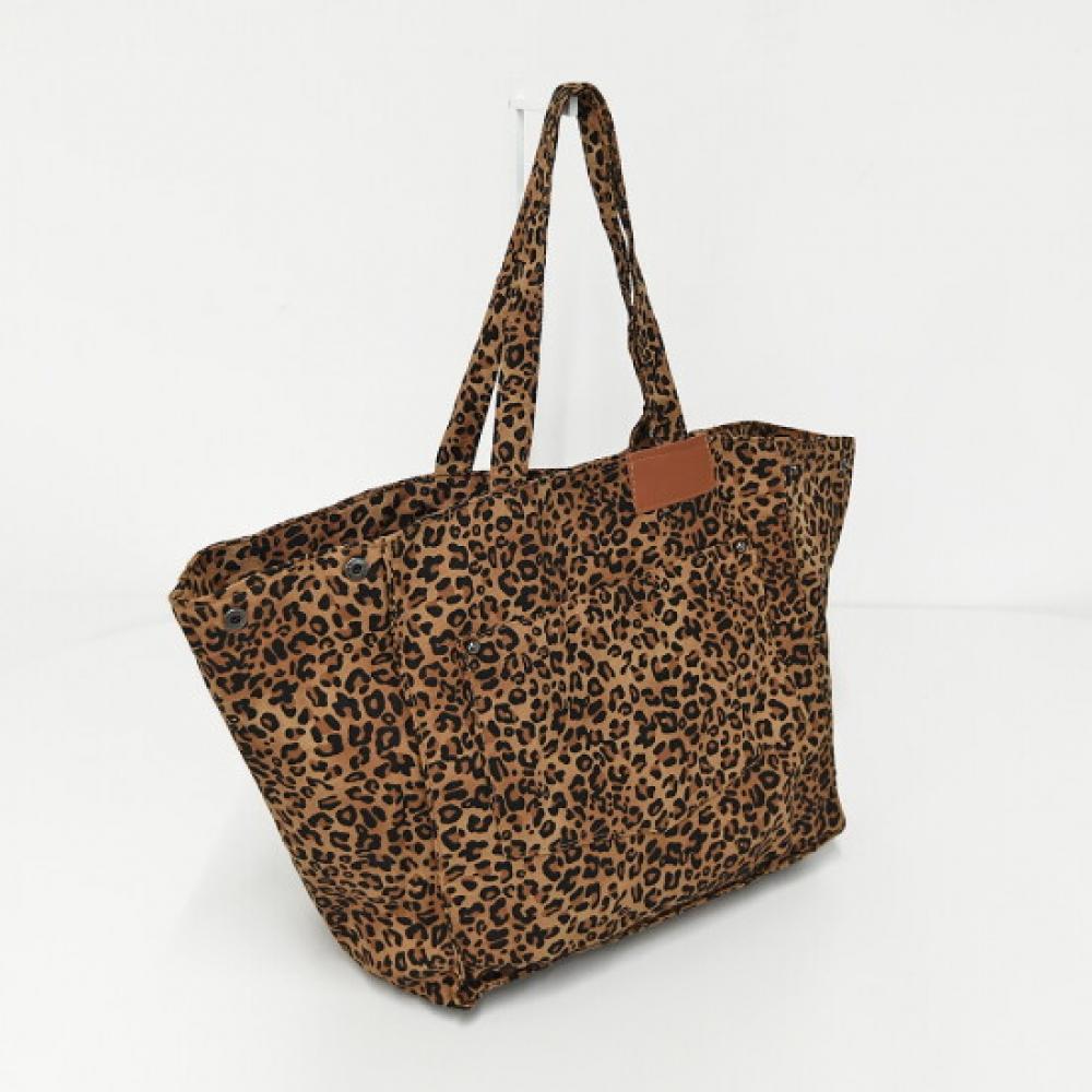 Fromheaven Leopard Pattern Shoulder Bag Bobusan