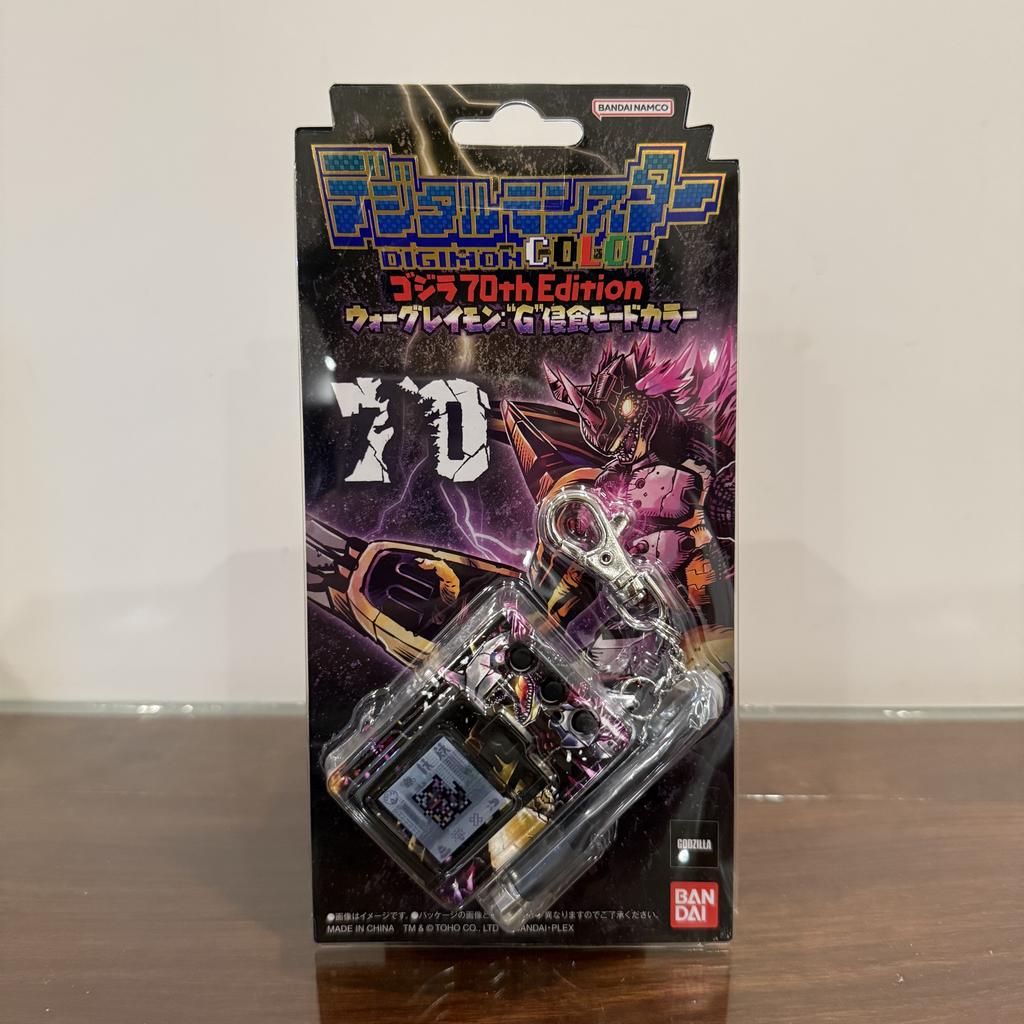 Genuine Digital Monster V-Pet Digimon Color Digivice G 70th Anniversary War Greymon Figure Model Anime Christmas Gift Toy