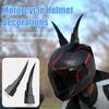 1Pair Motorcycle Helmet Devil Horns Decor Universal Suction Cup Bull Horns for Motorbike, Electric Scooter & Bike Helmet St T1V9