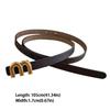 PU Leather Belt Adjustable Waist Strap Casual Waistband  Decor Accessories