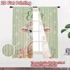 Flat Printing Curtains Roller Blinds Easter Bunny Colorful Versatile Fabric Without Electricity Family Party Set Of 2 Made Polyester