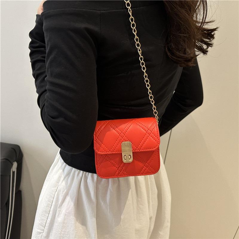 Premium mini square bag summer new diamond chain exquisite fashion versatile shoulder messenger bag women