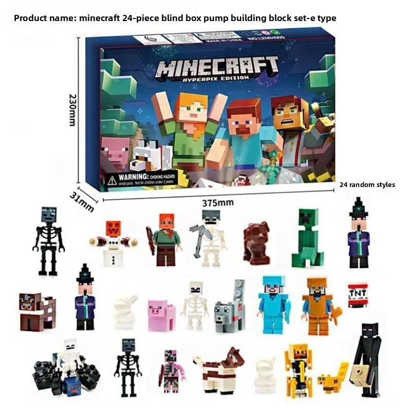 Minecraft Game Pixel Robot Blind Box Toy Suitable For Daily Boy Gifts Christmas