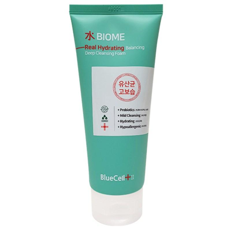 Bluecell Soo Biome Real Moisturizing Balancing Deep Cleansing Foam, 150ml, 1 pcs