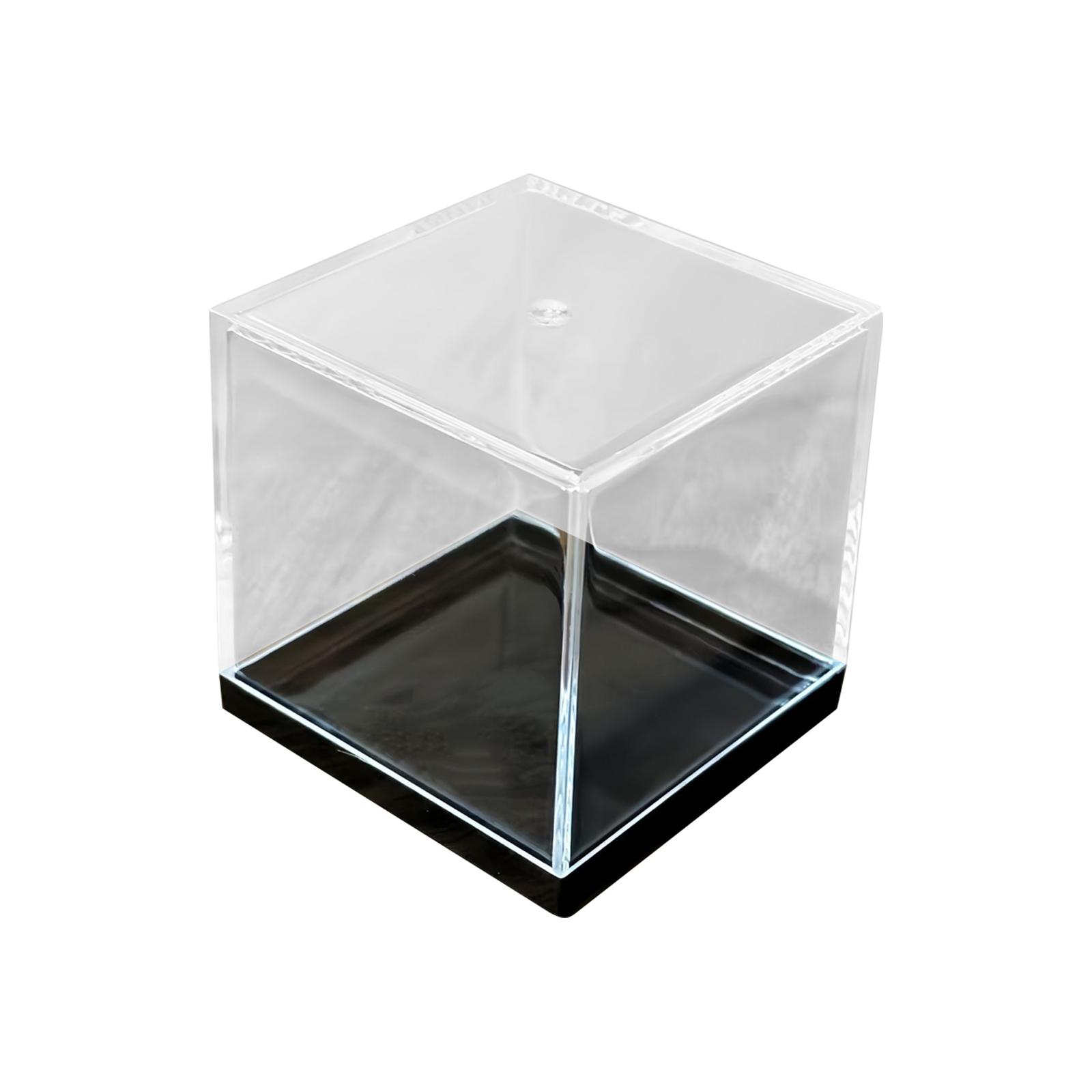 Transparent Box Plastic Acrylic Square Box Earth Cover Candy Box Handmade Display Packaging Box One Size