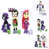 Teen Go Titans To The Movies Robin Cyborg Beast Boy Raven Action Figure Toy 7pcs
