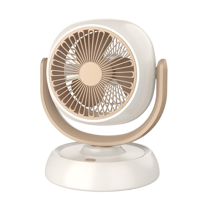 Cartoon USB Desk Fan: Silent, Powerful Mini Fan for Dorms