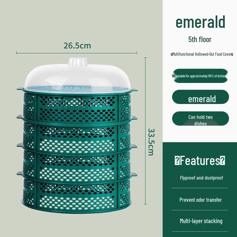 Multifunktionale mehrlagige Lebensmittelabdeckung mit Fliegen- und Insektenschutz